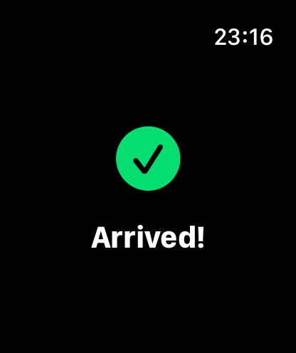 Apple Watch arrival confirmation