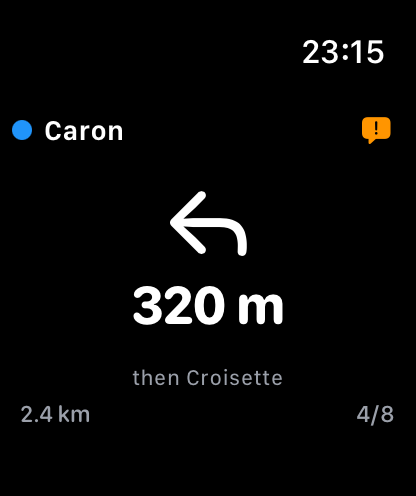 Apple Watch turn prompt