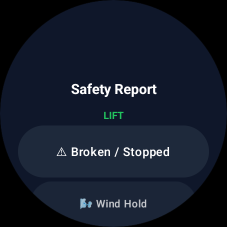 Wear OS safety reporting preview